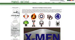 Desktop Screenshot of marvelarchive.com